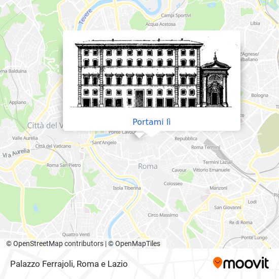 Mappa Palazzo Ferrajoli