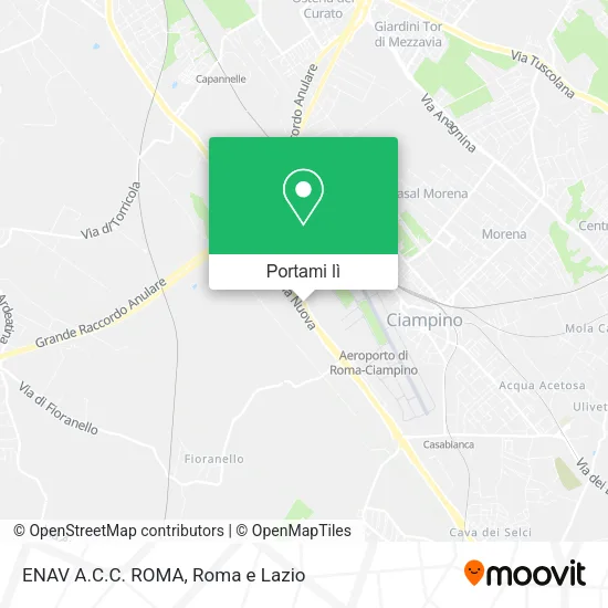 Mappa ENAV A.C.C. ROMA