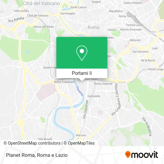 Mappa Planet Roma