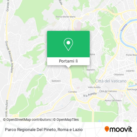 Mappa Parco Regionale Del Pineto