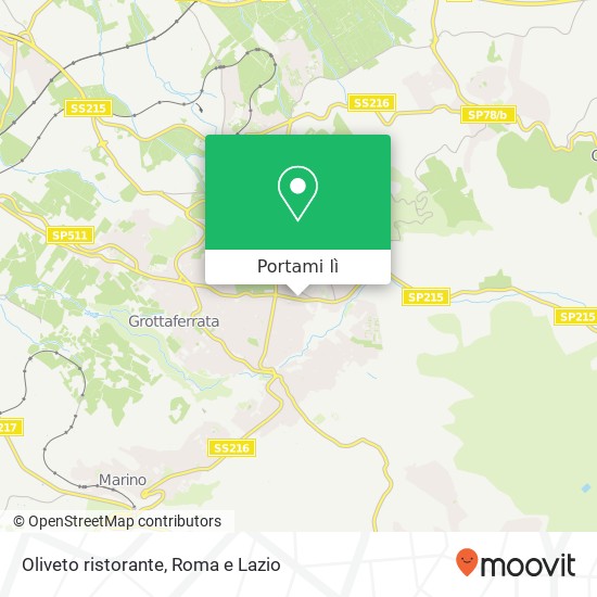Mappa Oliveto ristorante