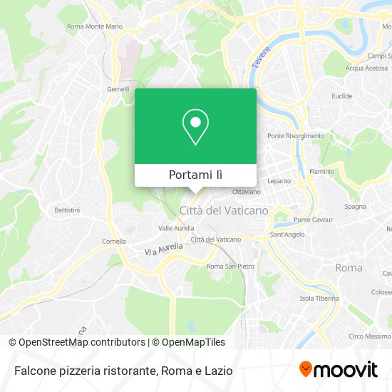 Mappa Falcone pizzeria ristorante