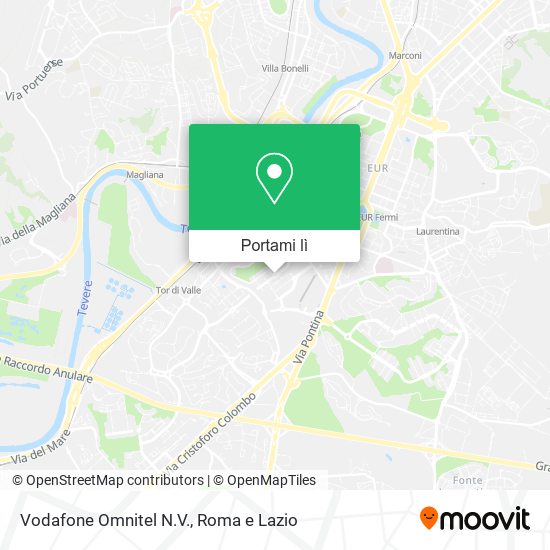 Mappa Vodafone Omnitel N.V.