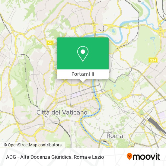 Mappa ADG - Alta Docenza Giuridica