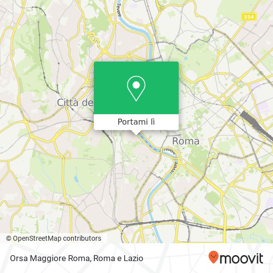 Mappa Orsa Maggiore Roma