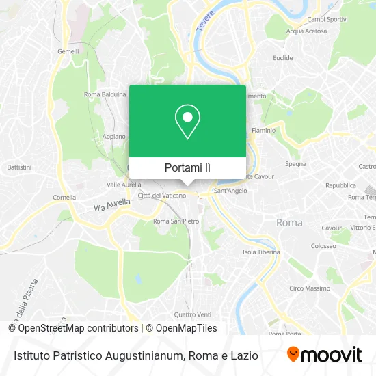 Mappa Istituto Patristico Augustinianum