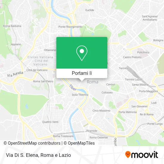 Mappa Via Di S. Elena