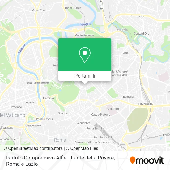 Mappa Istituto Comprensivo Alfieri-Lante della Rovere