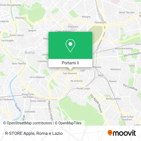 Mappa R-STORE Apple