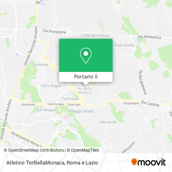 Mappa Atletico TorBellaMonaca