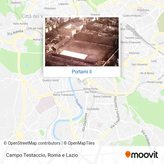 Mappa Campo Testaccio