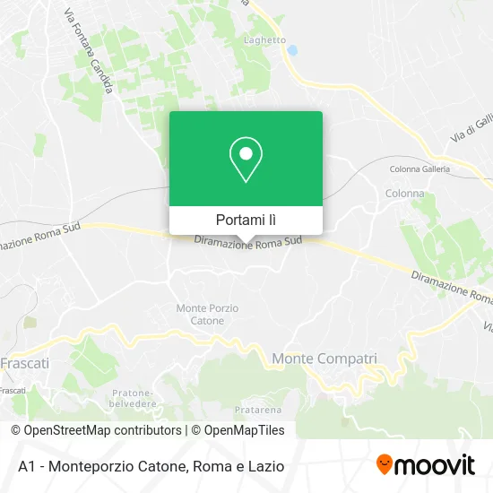 Mappa A1 - Monteporzio Catone