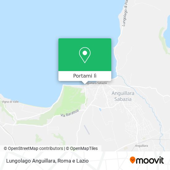 Mappa Lungolago Anguillara