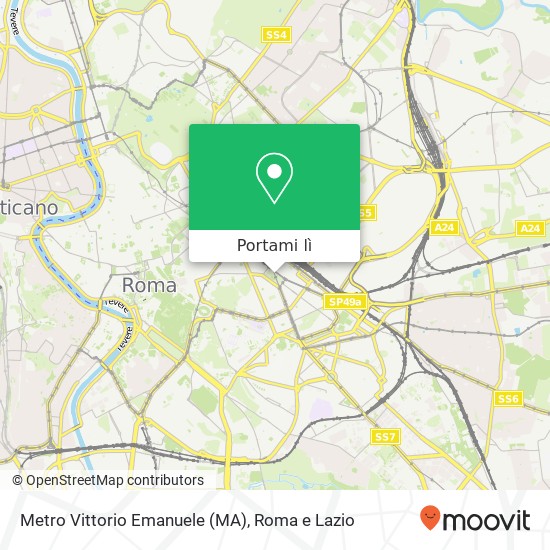 Mappa Metro Vittorio Emanuele (MA)