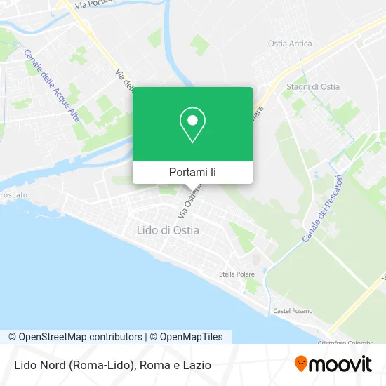 Mappa Lido Nord (Roma-Lido)