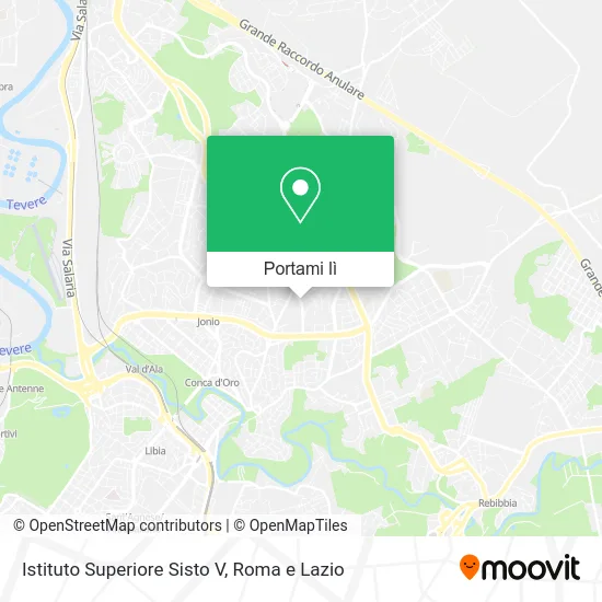 Mappa Istituto Superiore Sisto V