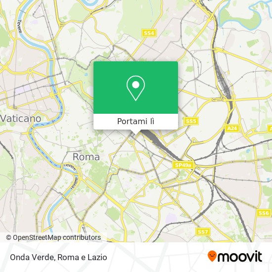 Mappa Onda Verde