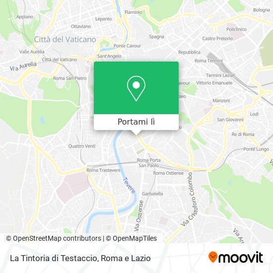 Mappa La Tintoria di Testaccio