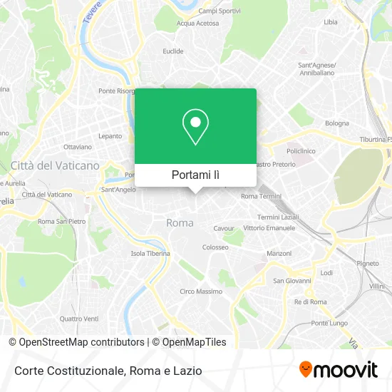 Mappa Corte Costituzionale