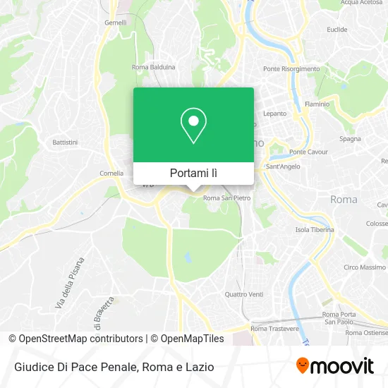 Mappa Giudice Di Pace Penale