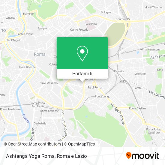 Mappa Ashtanga Yoga Roma