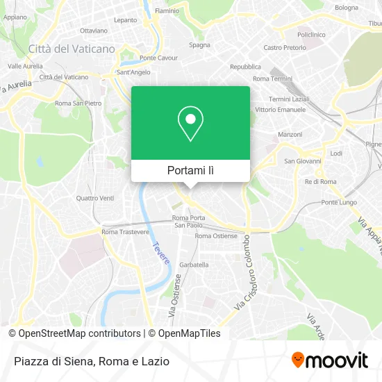 Mappa Piazza di Siena