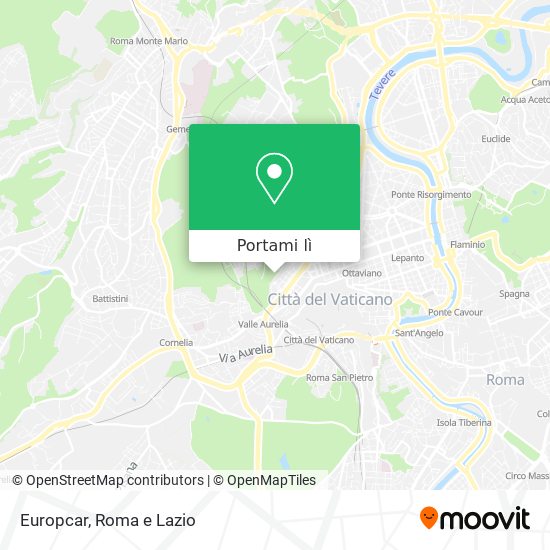 Mappa Europcar