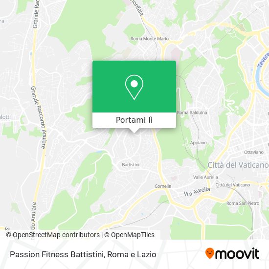 Mappa Passion Fitness Battistini