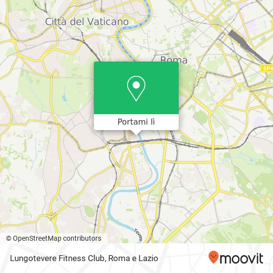Mappa Lungotevere Fitness Club