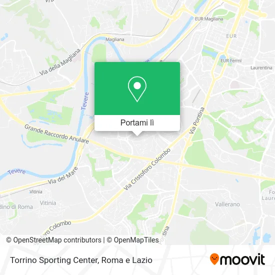 Mappa Torrino Sporting Center