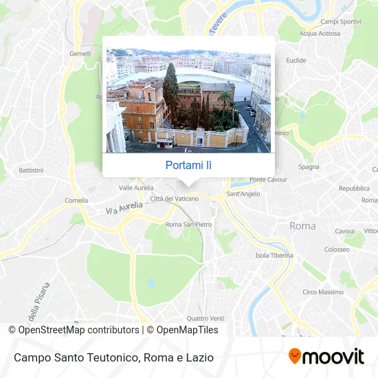 Mappa Campo Santo Teutonico