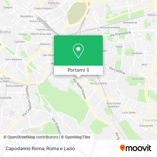 Mappa Capodanno Roma