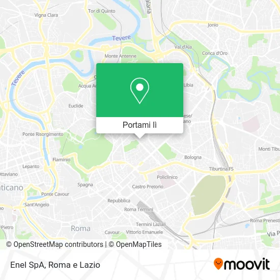 Mappa Enel SpA