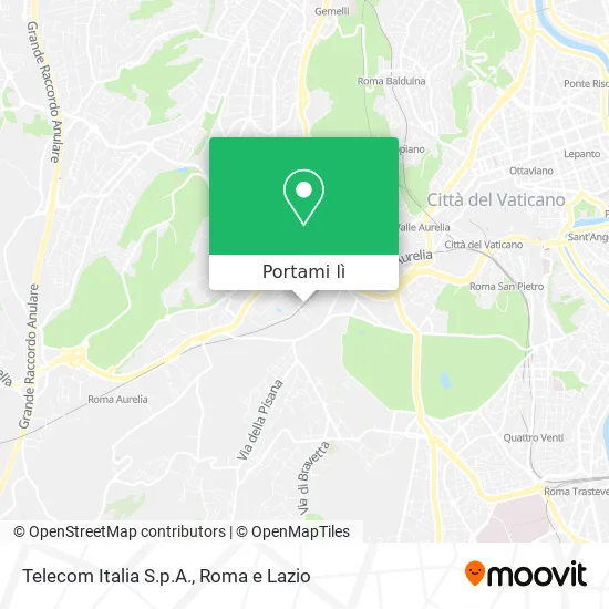 Mappa Telecom Italia S.p.A.