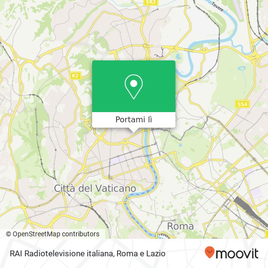 Mappa RAI Radiotelevisione italiana