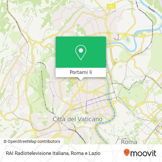 Mappa RAI Radiotelevisione Italiana