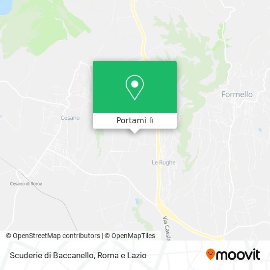 Mappa Scuderie di Baccanello