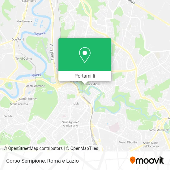 Mappa Corso Sempione