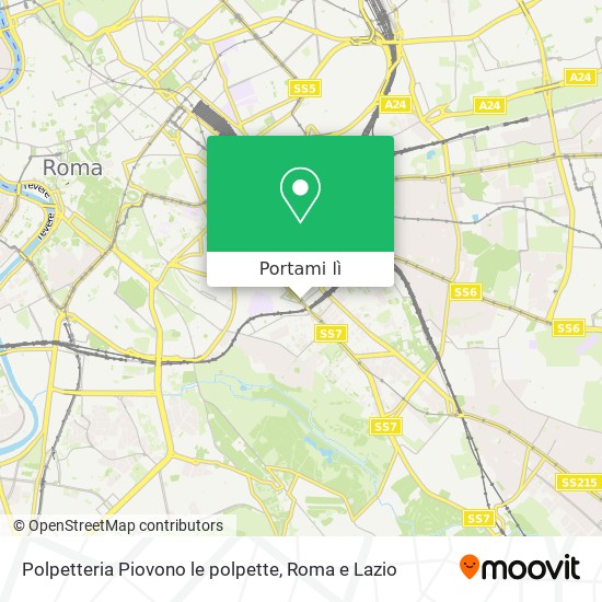 Mappa Polpetteria  Piovono le polpette