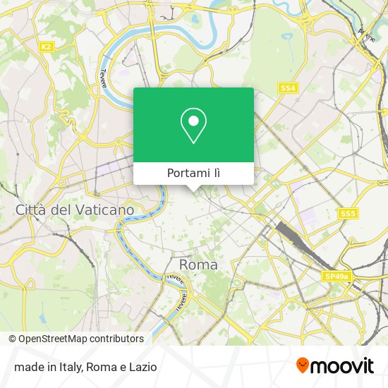 Mappa made in Italy