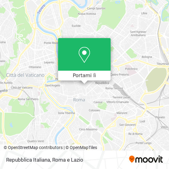 Mappa Repubblica Italiana