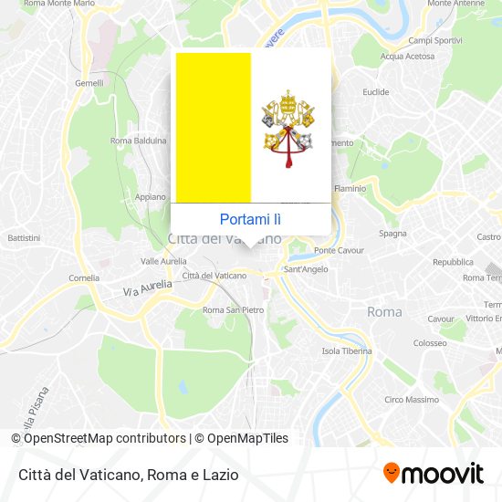 Mappa Città del Vaticano