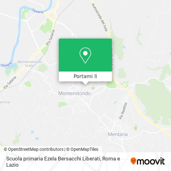 Mappa Scuola primaria  Ezela Bersacchi Liberati