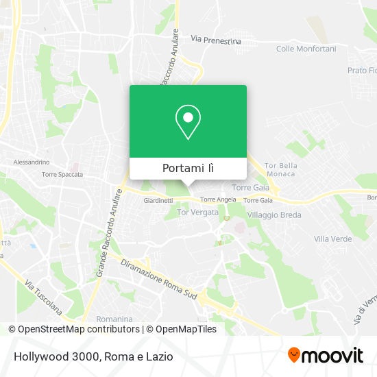 Mappa Hollywood 3000
