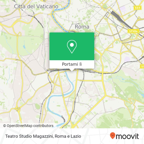 Mappa Teatro Studio Magazzini