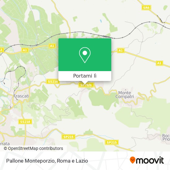 Mappa Pallone Monteporzio