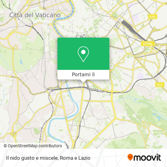 Mappa Il nido gusto e miscele