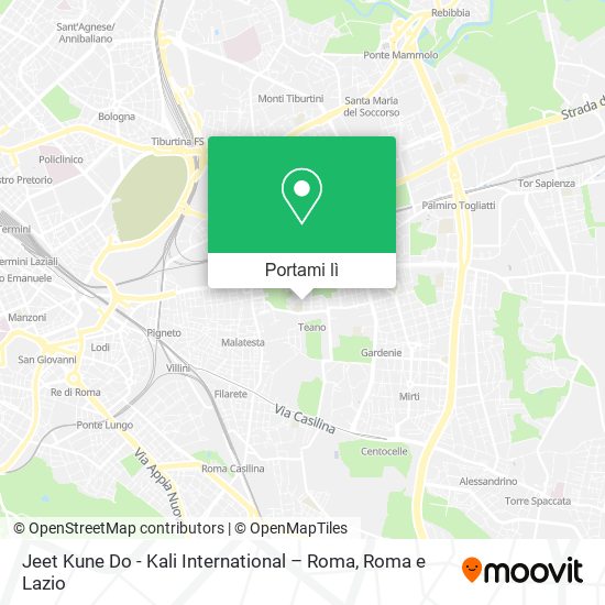 Mappa Jeet Kune Do - Kali International – Roma