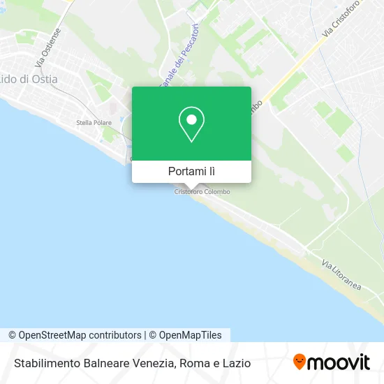 Mappa Stabilimento Balneare Venezia
