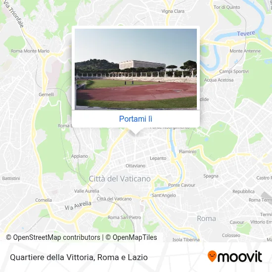 Mappa Quartiere della Vittoria